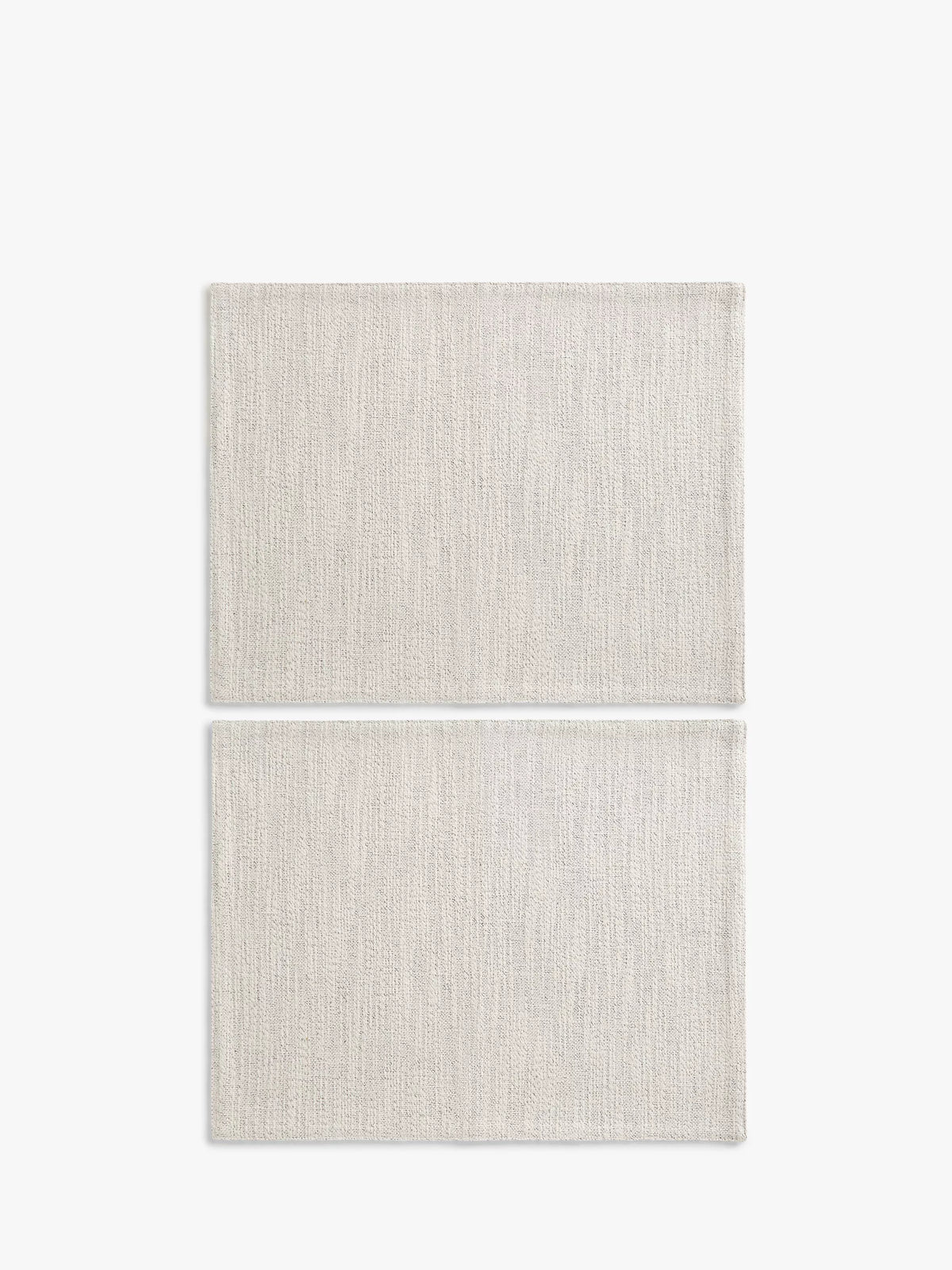 John Lewis cotton placemats set of 2 natural black, UK version