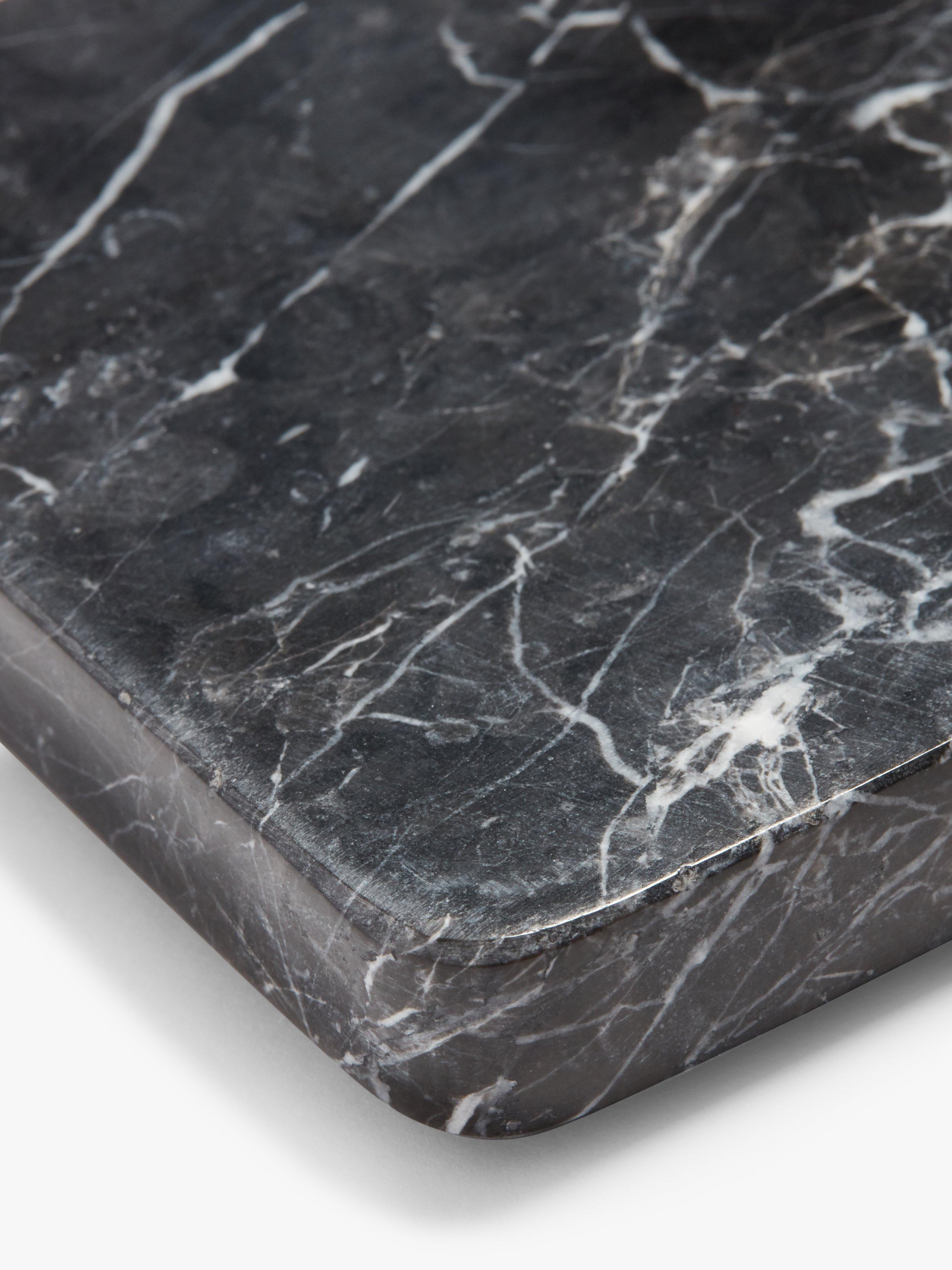 John Lewis black Marquina marble coasters set of 4 - British product