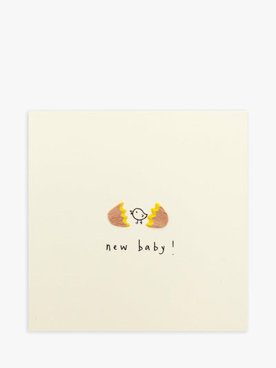 Carte de vœux Ruth Jackson Poussin Nouveau bébé