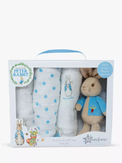 John Lewis Peter Rabbit Muslin Set