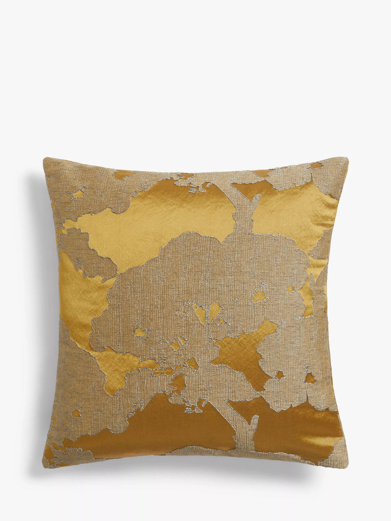 John Lewis Komaka cushion with abstract trees applique, UK version
