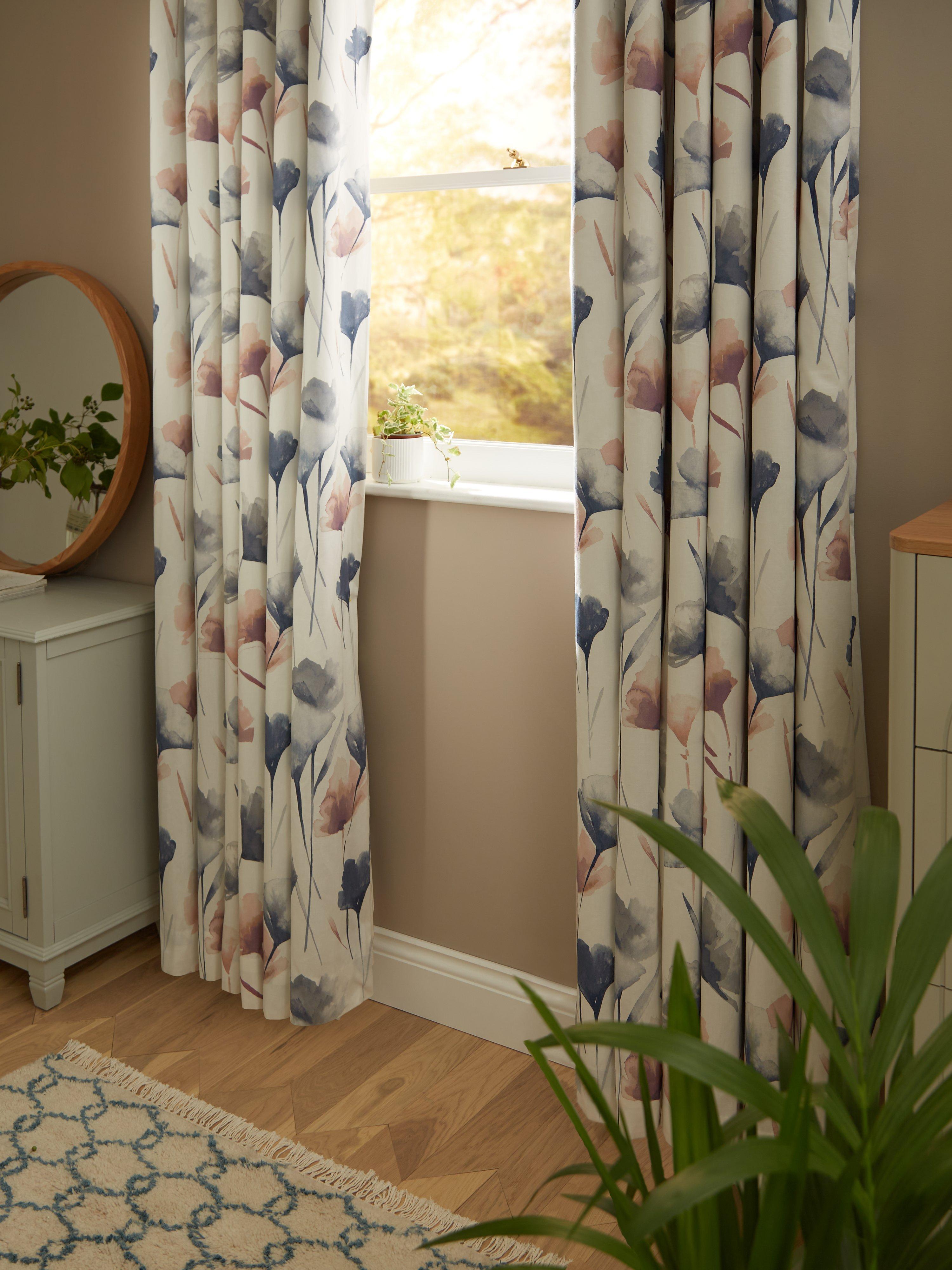 John Lewis ginkgo print blackout curtains 137x167cm - British product