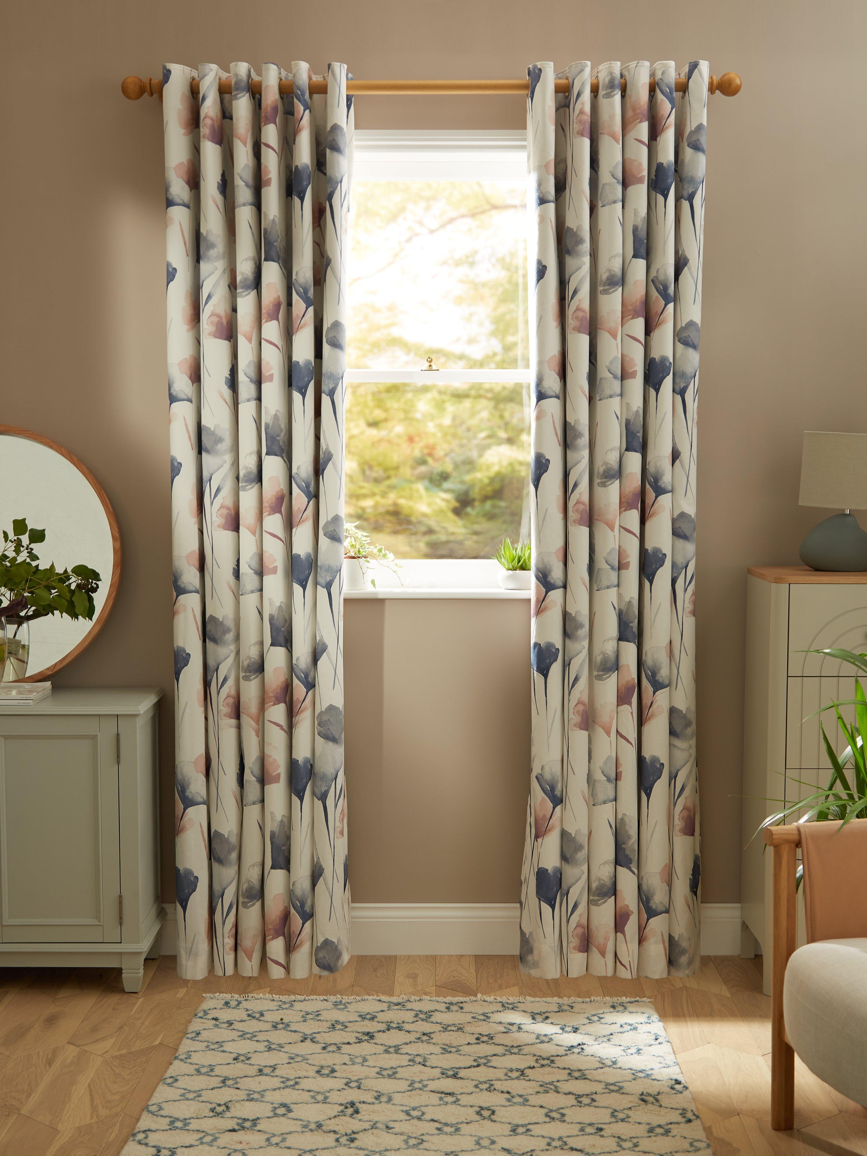 John Lewis ginkgo print blackout curtains 137x167cm - British product