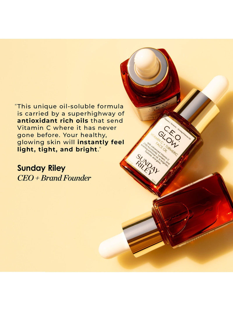 Sunday Riley C.E.O. Glow Vitamin C face oil 15ml - British product
