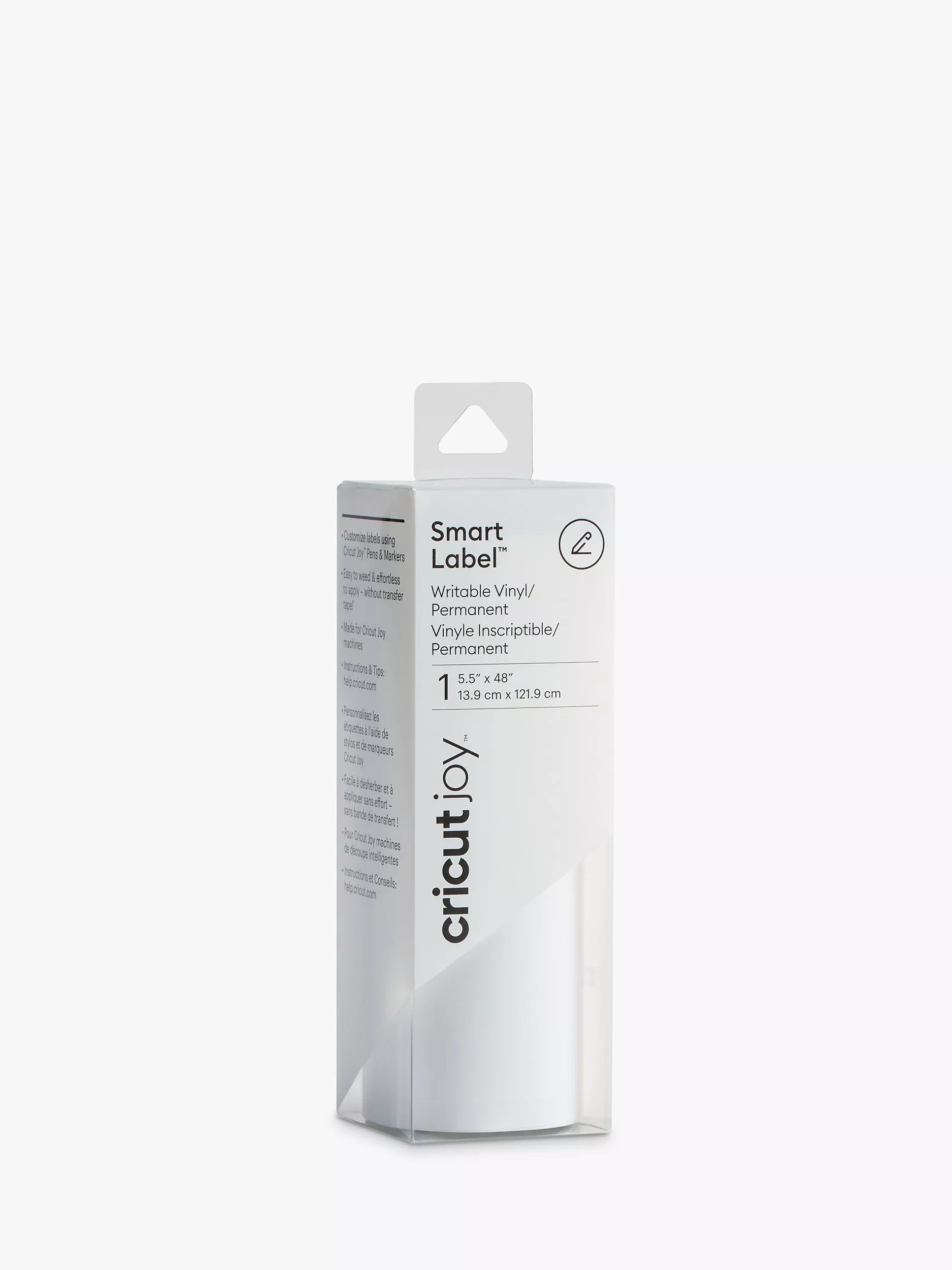 Cricut Smart Label Writable Vinyl 5.5x48 inches, imported from the UK