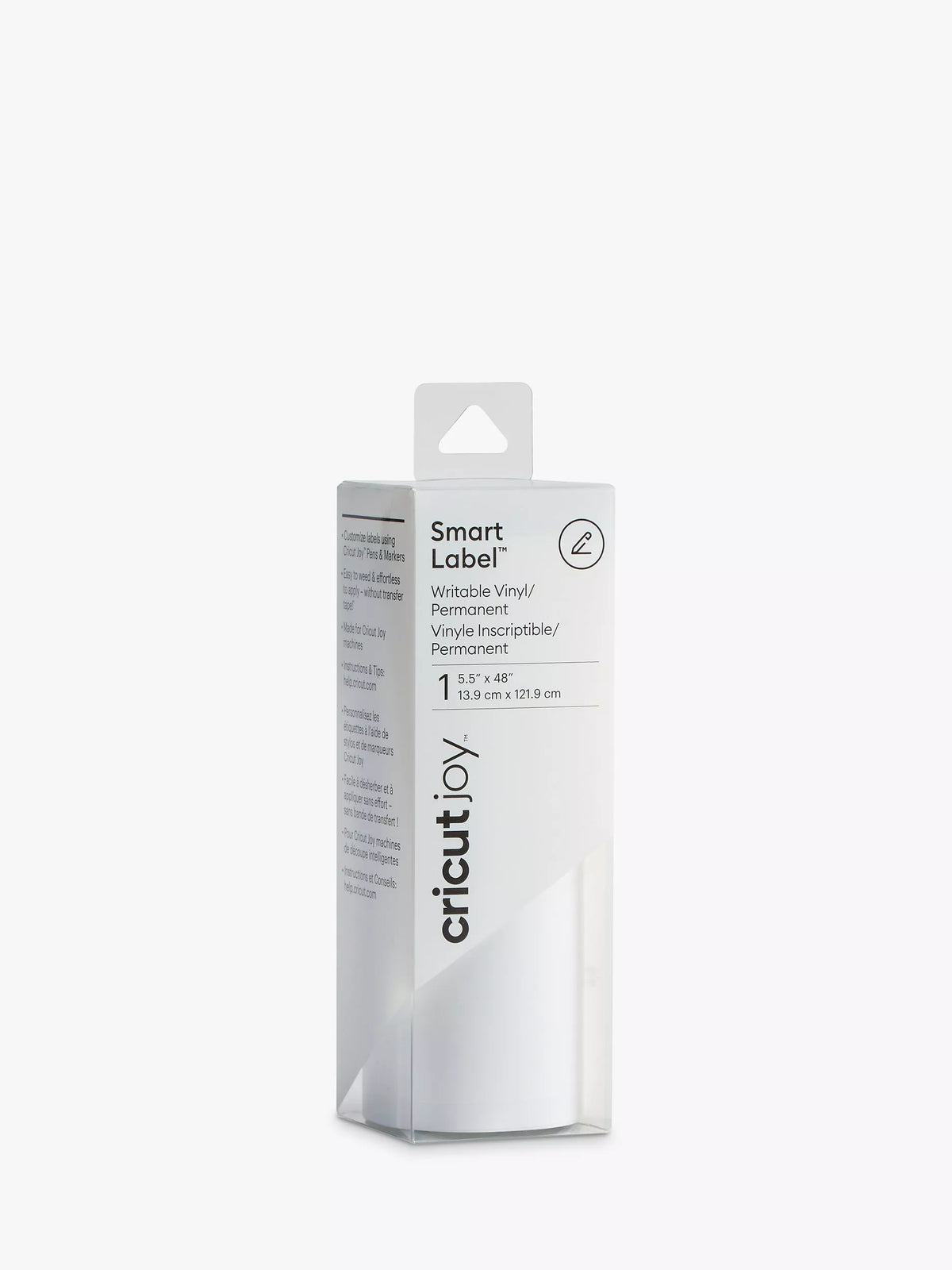 Cricut Smart Label Writable Vinyl 5.5x48 inches, imported from the UK