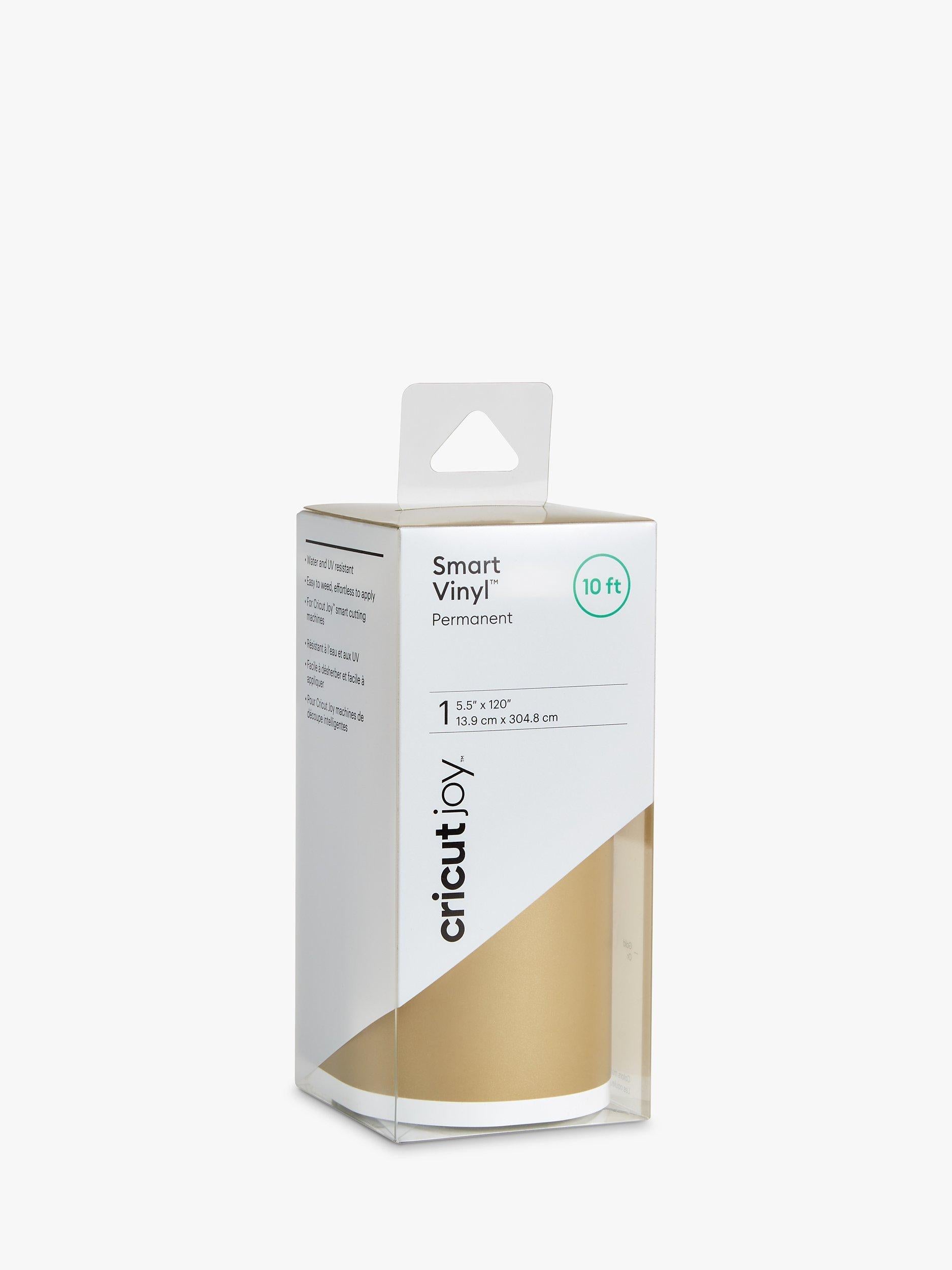 Permanent Gold Craft Vinyl, 13.9 cm x 121.9 cm, for Cutting Machines