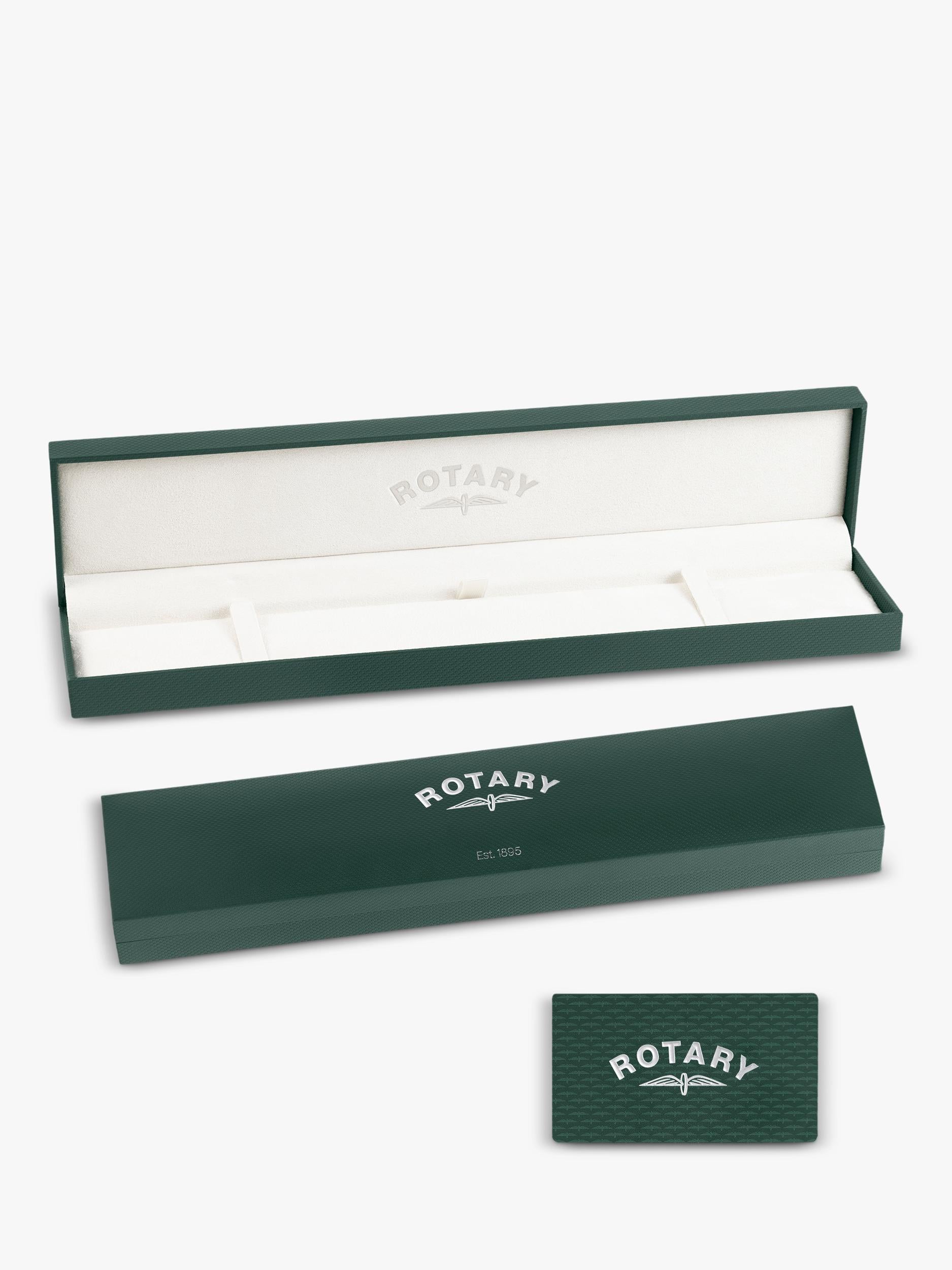Rotary women's ultra slim leather strap watch 27mm, imported from the UK