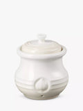 Le Creuset stoneware garlic pot Meringue, imported from the UK