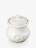 Le Creuset stoneware garlic pot Meringue, imported from the UK