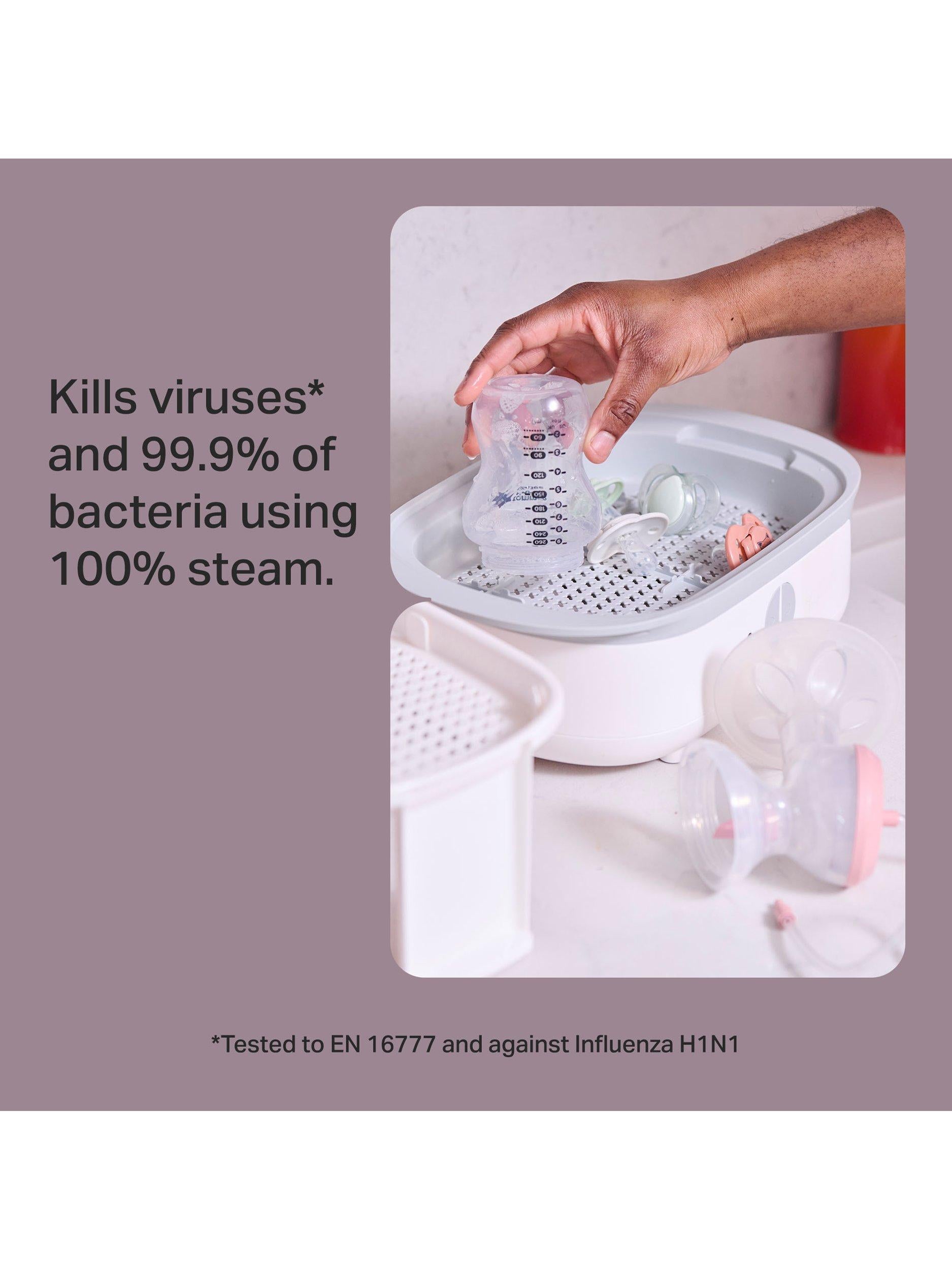 Tommee Tippee Super-Steam Advanced electric steriliser, UK version
