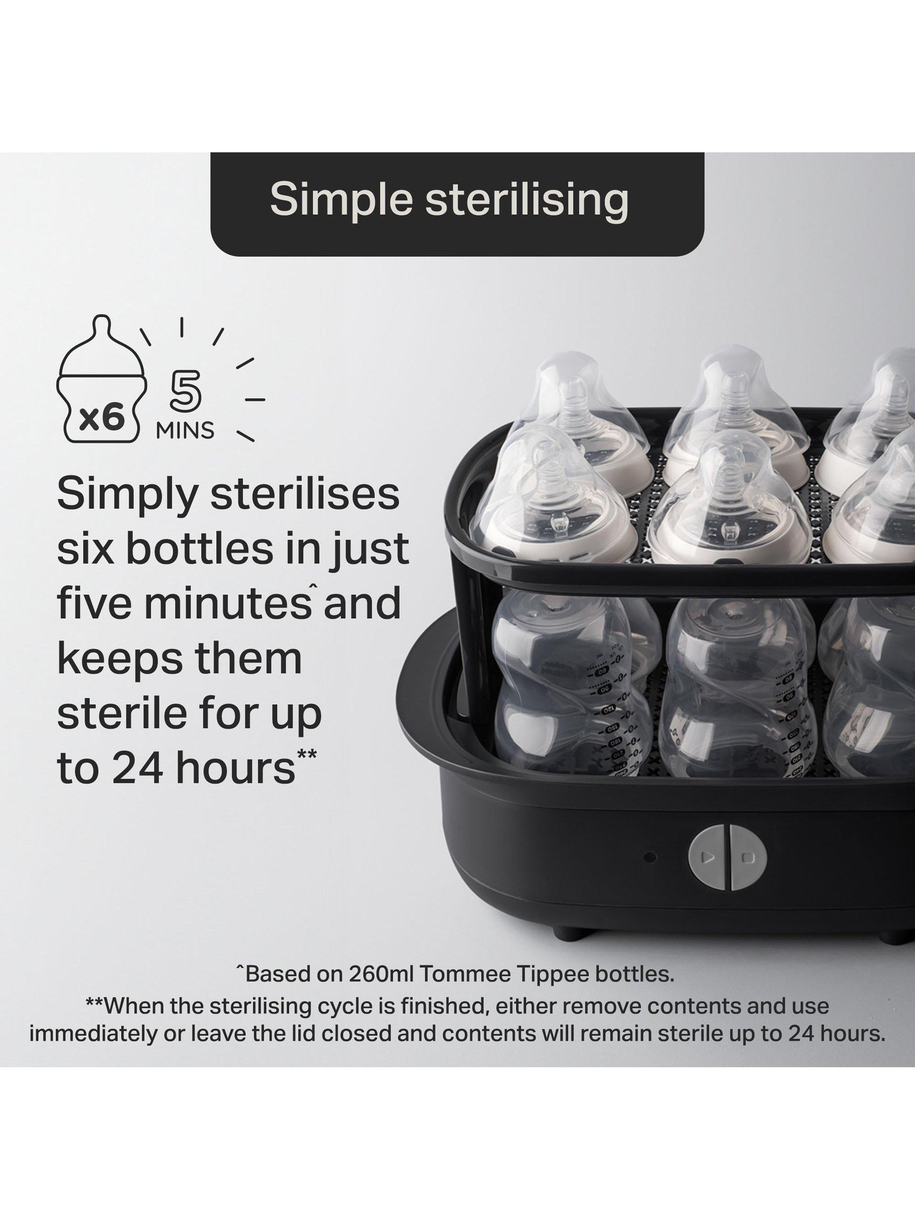 Tommee Tippee Super-Steam Advanced electric steriliser, UK version