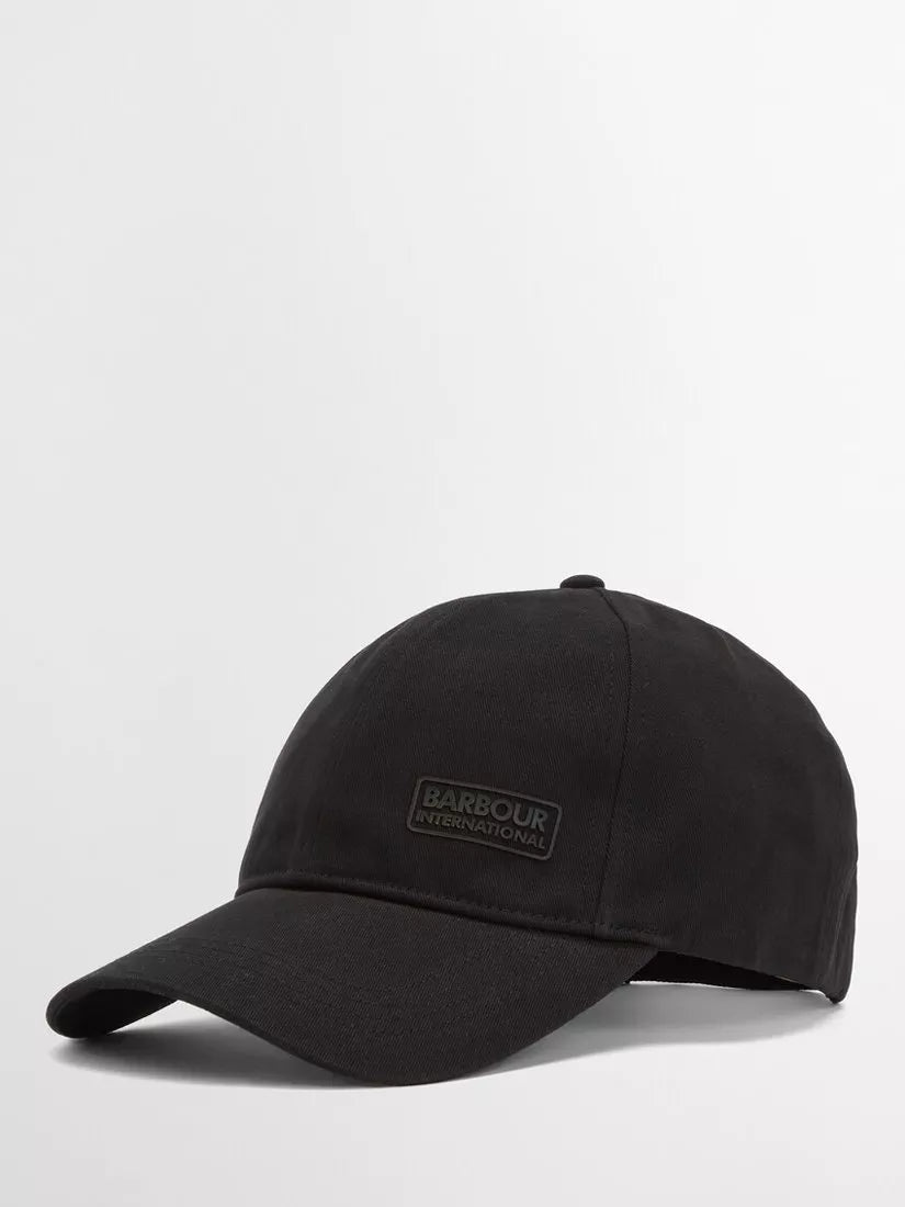 Barbour International baseball cap black, UK version