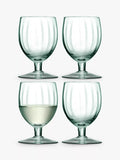 LSA International Mia wine glasses set of 4 green 350ml (British brand)