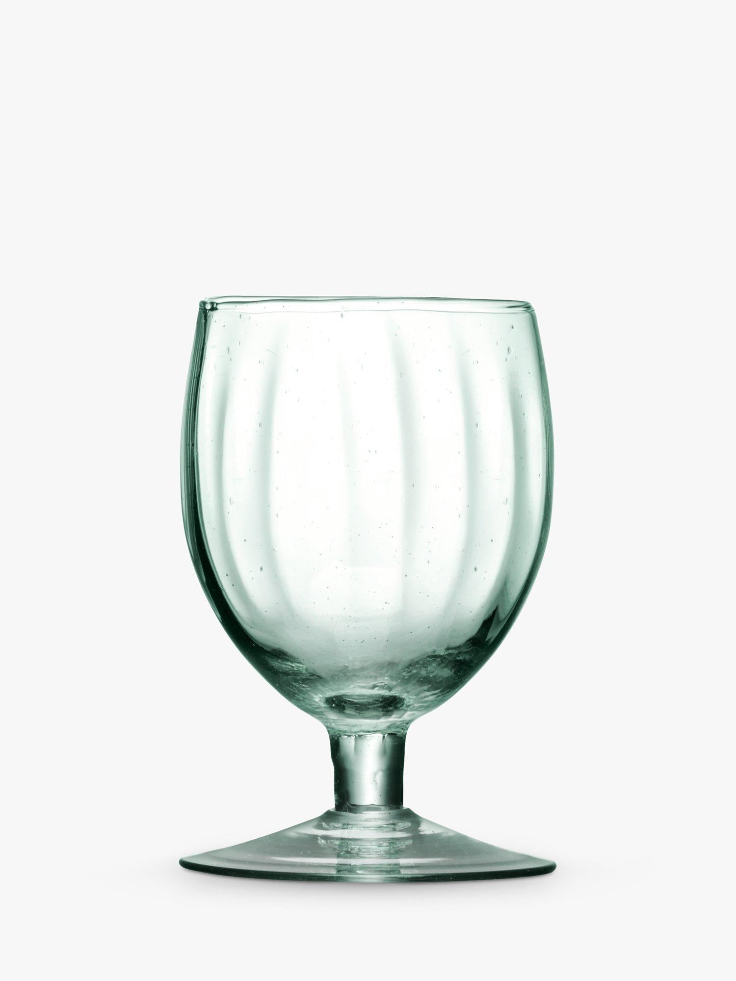 LSA International Mia wine glasses set of 4 green 350ml (British brand)