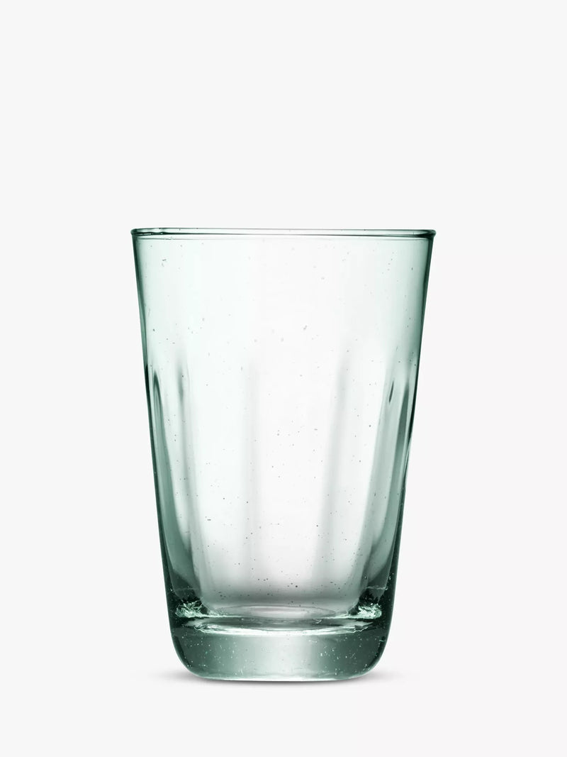 LSA International highball glasses green set of 4 350ml (British brand)