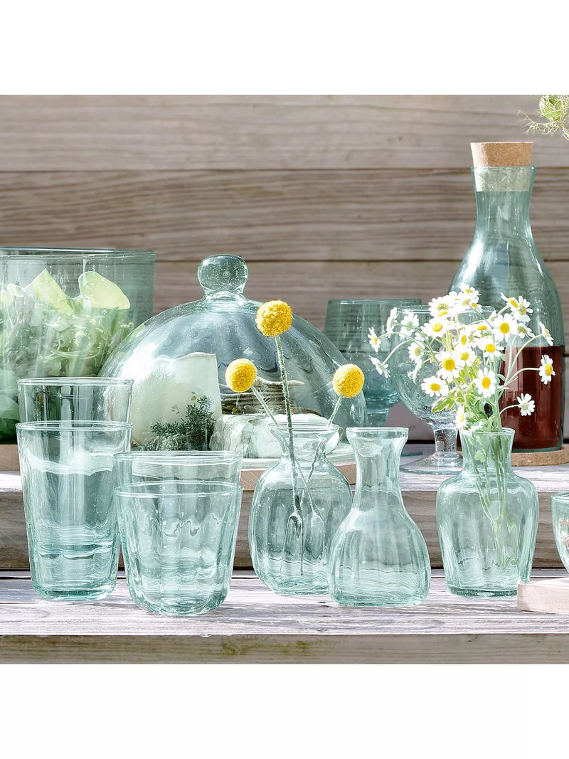 LSA International highball glasses green set of 4 350ml (British brand)