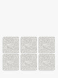 Morris & Co. Strawberry Thief coasters set of 6 (British brand)