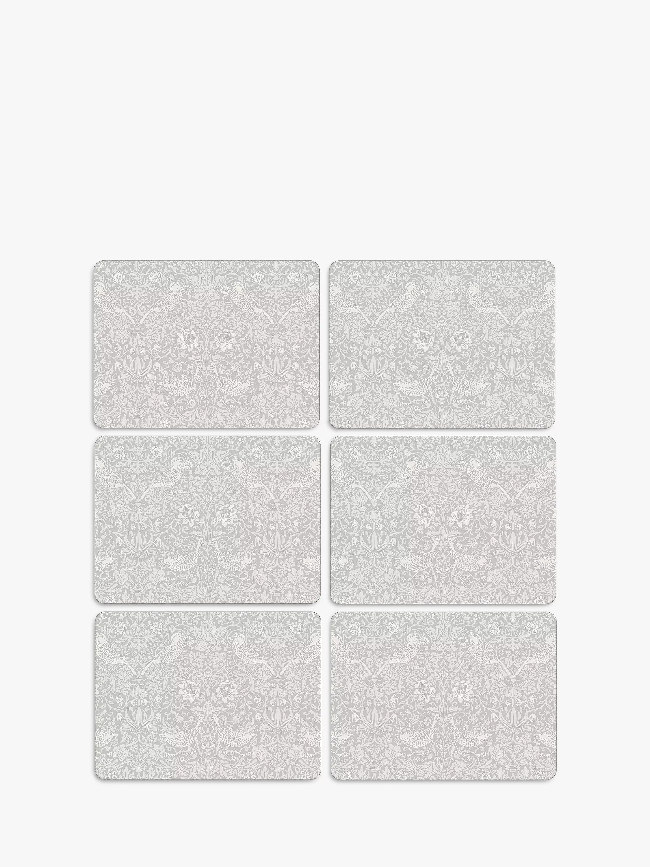Morris & Co. Strawberry Thief placemats set of 6, UK version