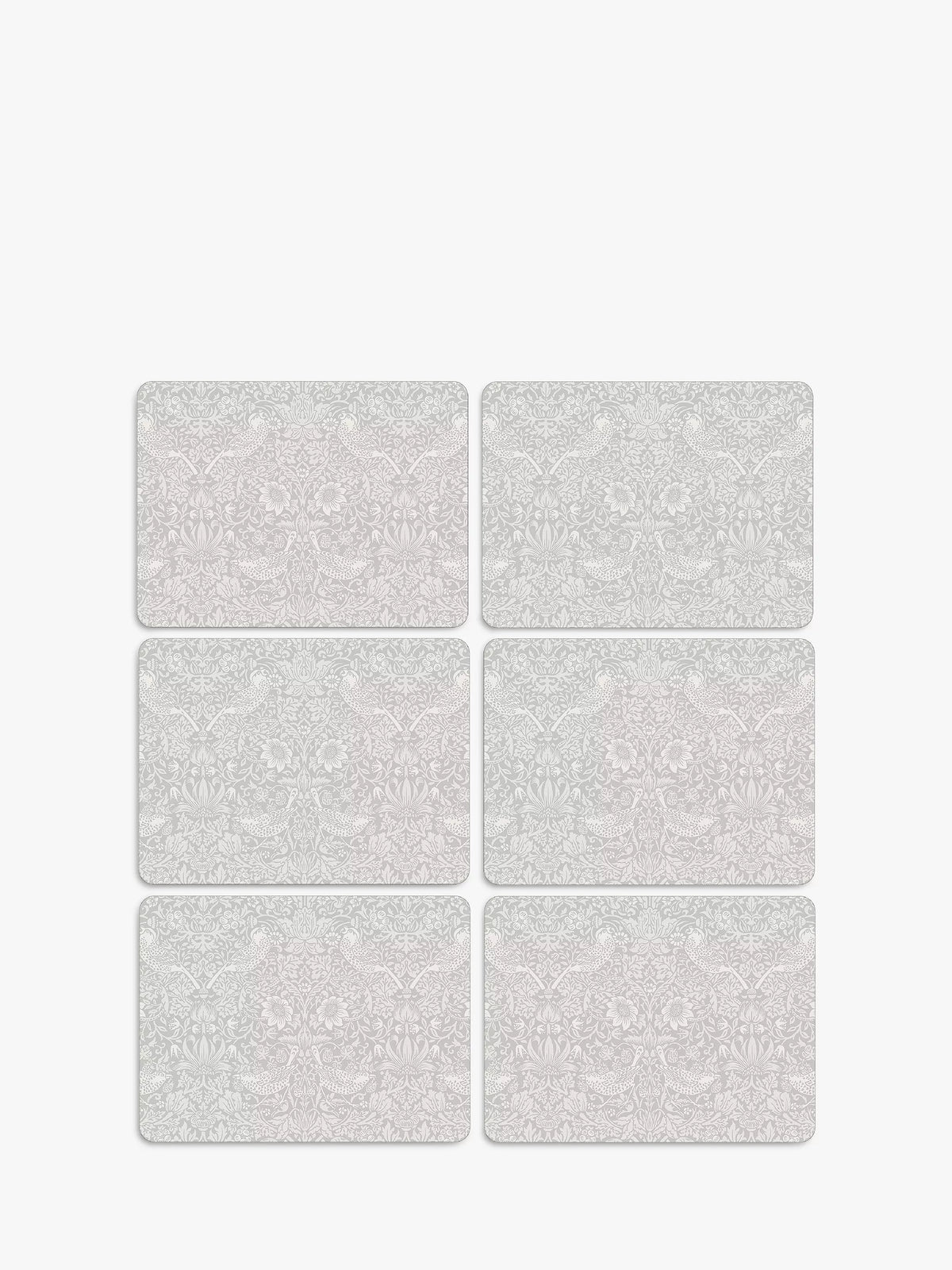 Morris & Co. Strawberry Thief placemats set of 6, UK version