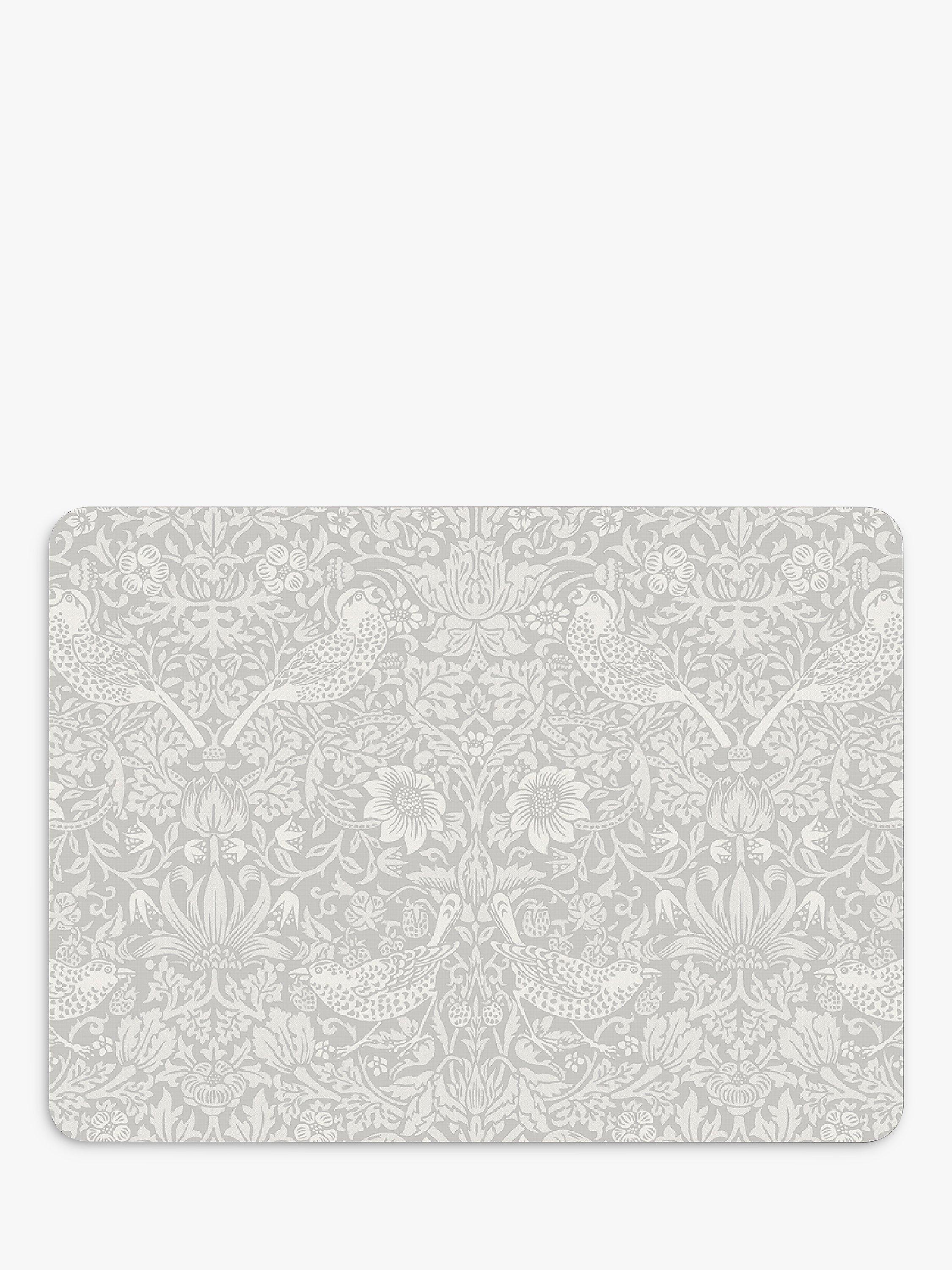 Morris & Co. Strawberry Thief placemats set of 6, UK version