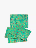 Sara Miller green bird placemats set of 4, UK version