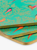 Sara Miller green bird placemats set of 4, UK version