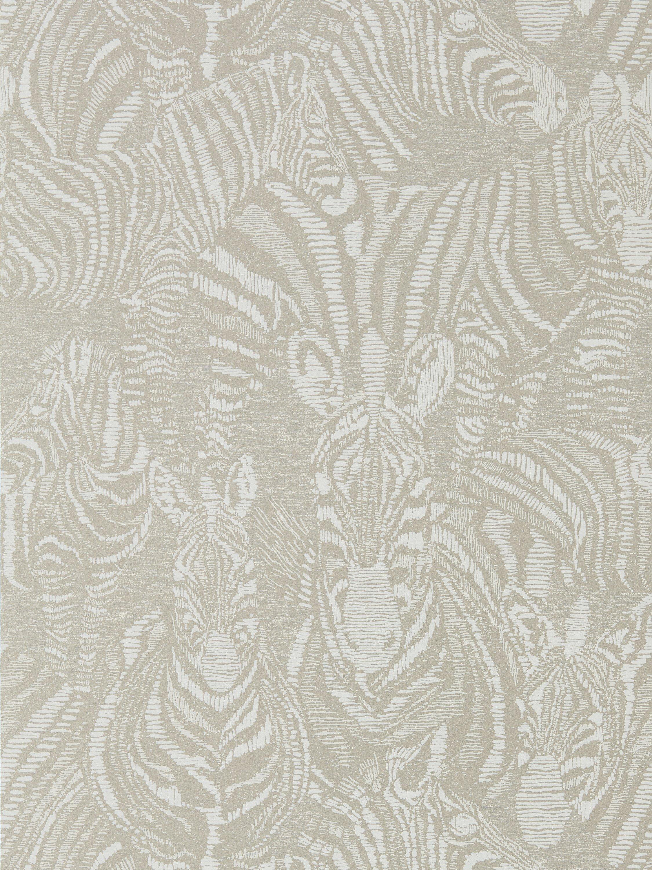 Harlequin Nirmala wallpaper featuring a zebra pattern, UK version