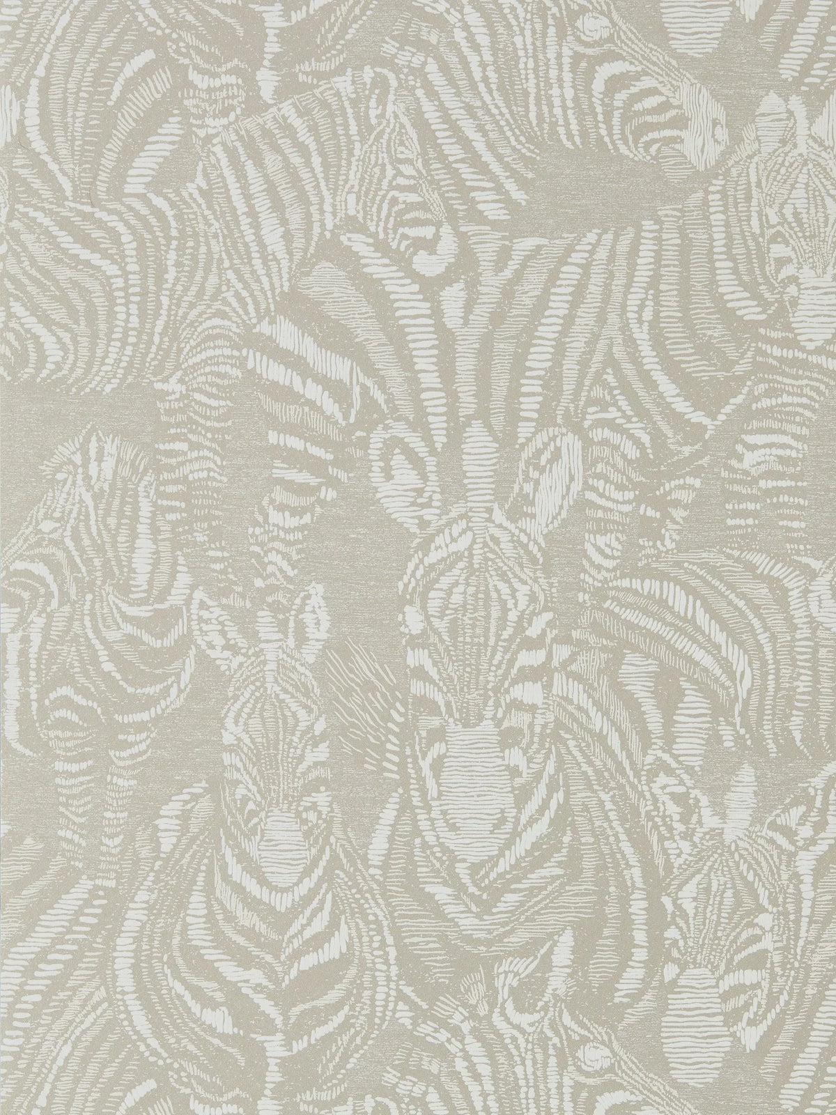 Harlequin Nirmala wallpaper featuring a zebra pattern, UK version