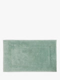 John Lewis Micro-Fresh Deep Pile Bath Mat, Dusty Green, Medium (L50 x W80cm)