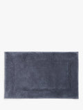 John Lewis Micro-Fresh Deep Pile Bath Mat, Dark Blue, Medium (L50 x W80cm)
