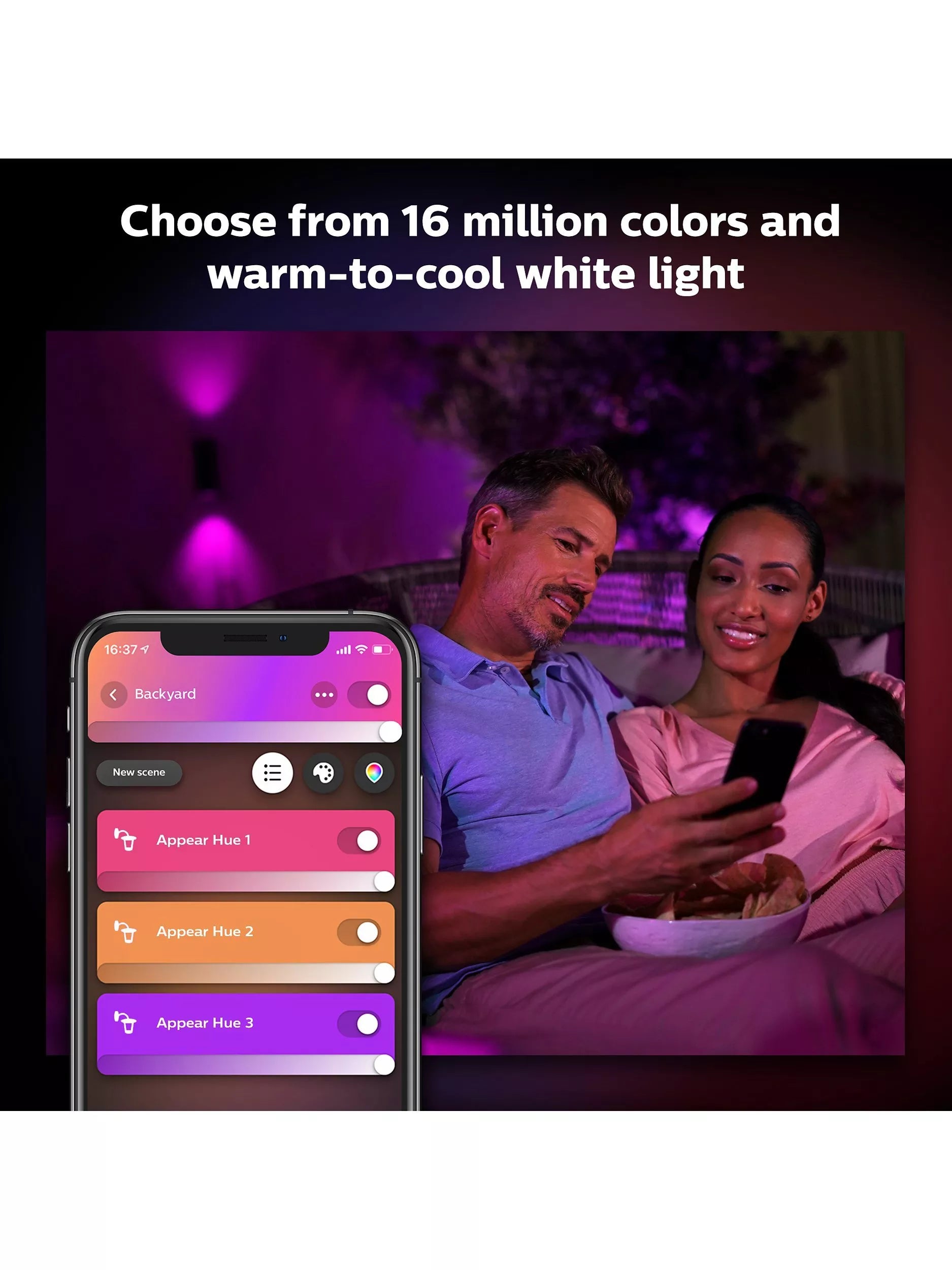 Philips Hue Appear outdoor wall light, UK version