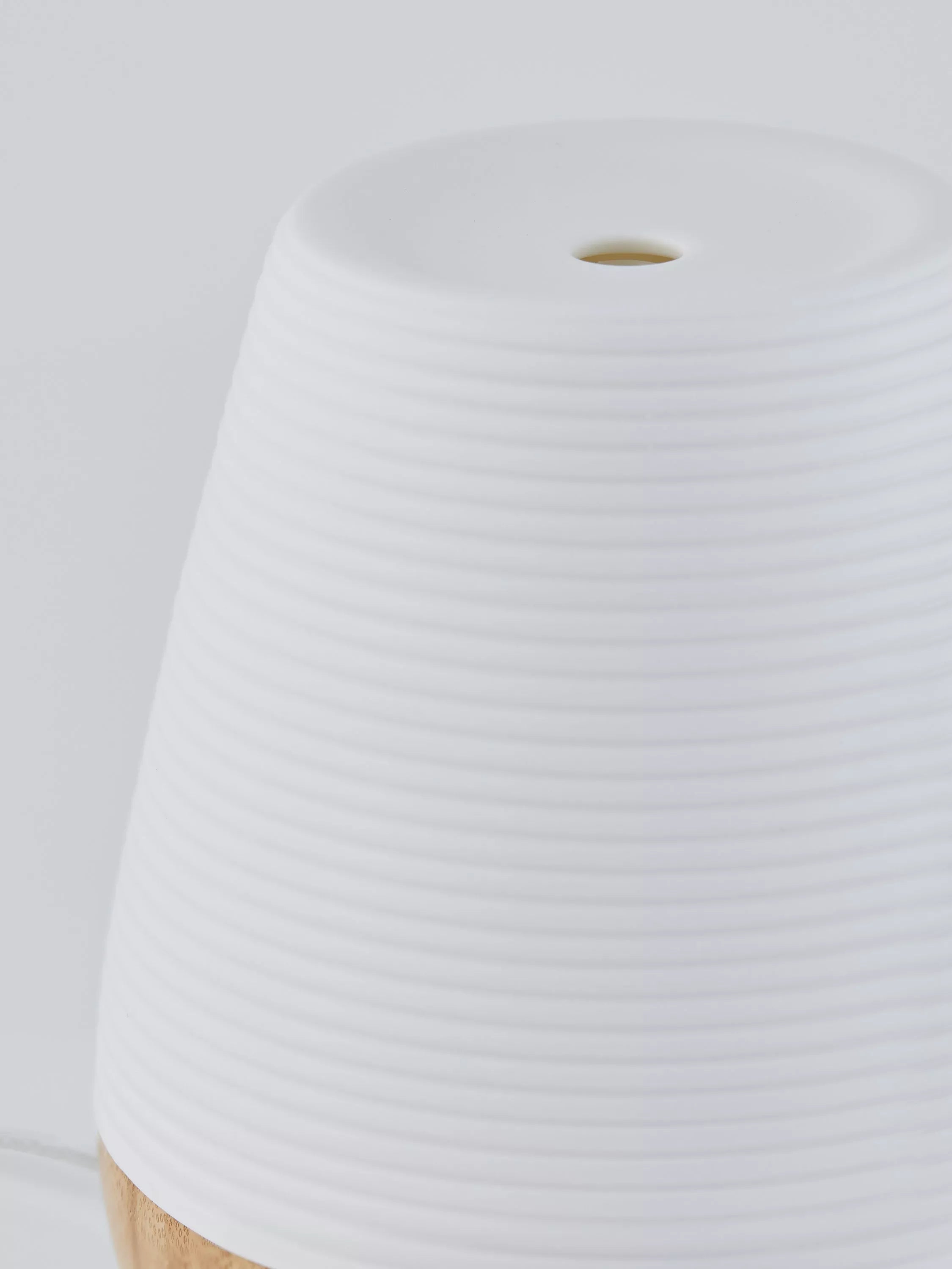 Beurer aroma electric diffuser LED table lamp in white and wood - British product