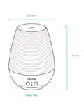 Beurer aroma electric diffuser LED table lamp in white and wood - British product