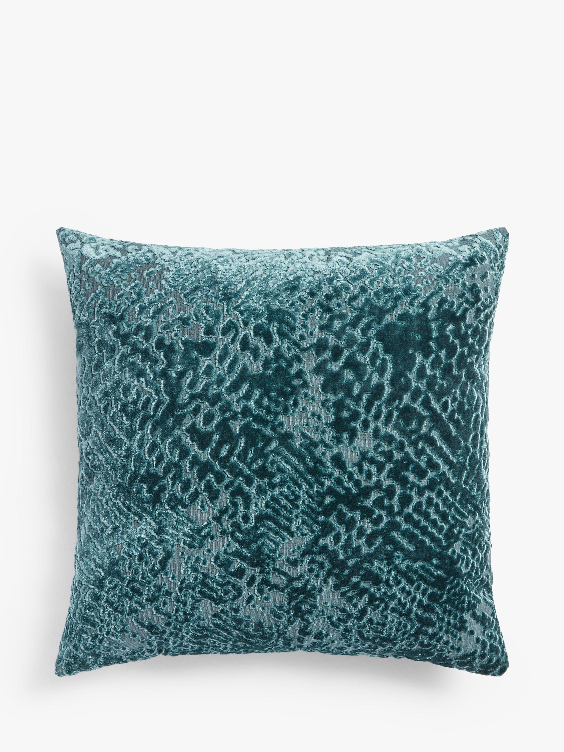 John Lewis velvet cushion duck feather 50cm (British brand)