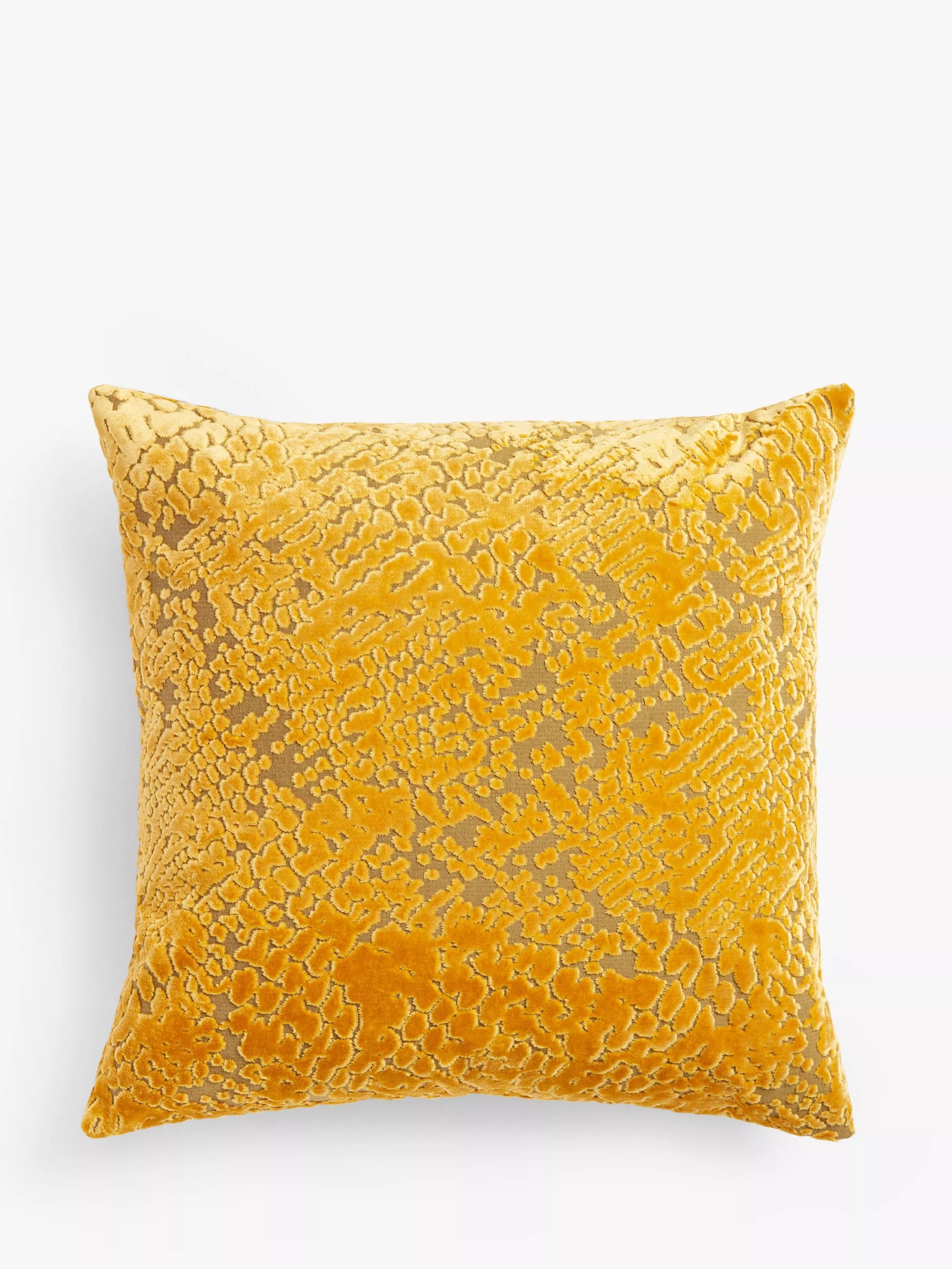 John Lewis High Low Velvet Cushion 50 x 50cm