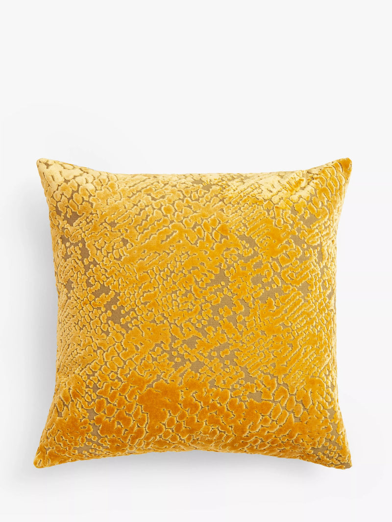 John Lewis High Low Velvet Cushion 50 x 50cm