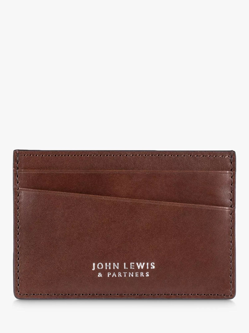John Lewis Vegetable Tan Leather Card Holder