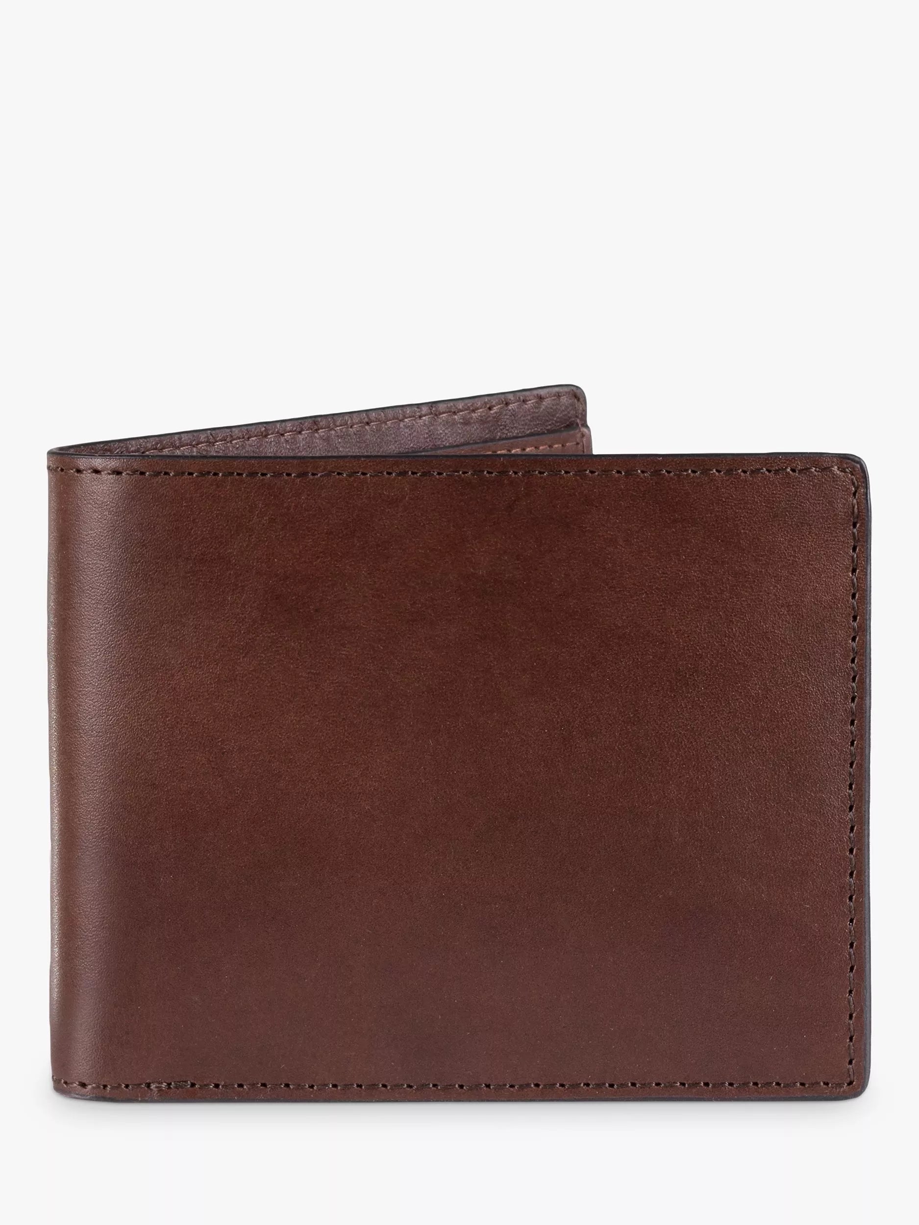 John Lewis vegetable tanned leather wallet bifold, UK version