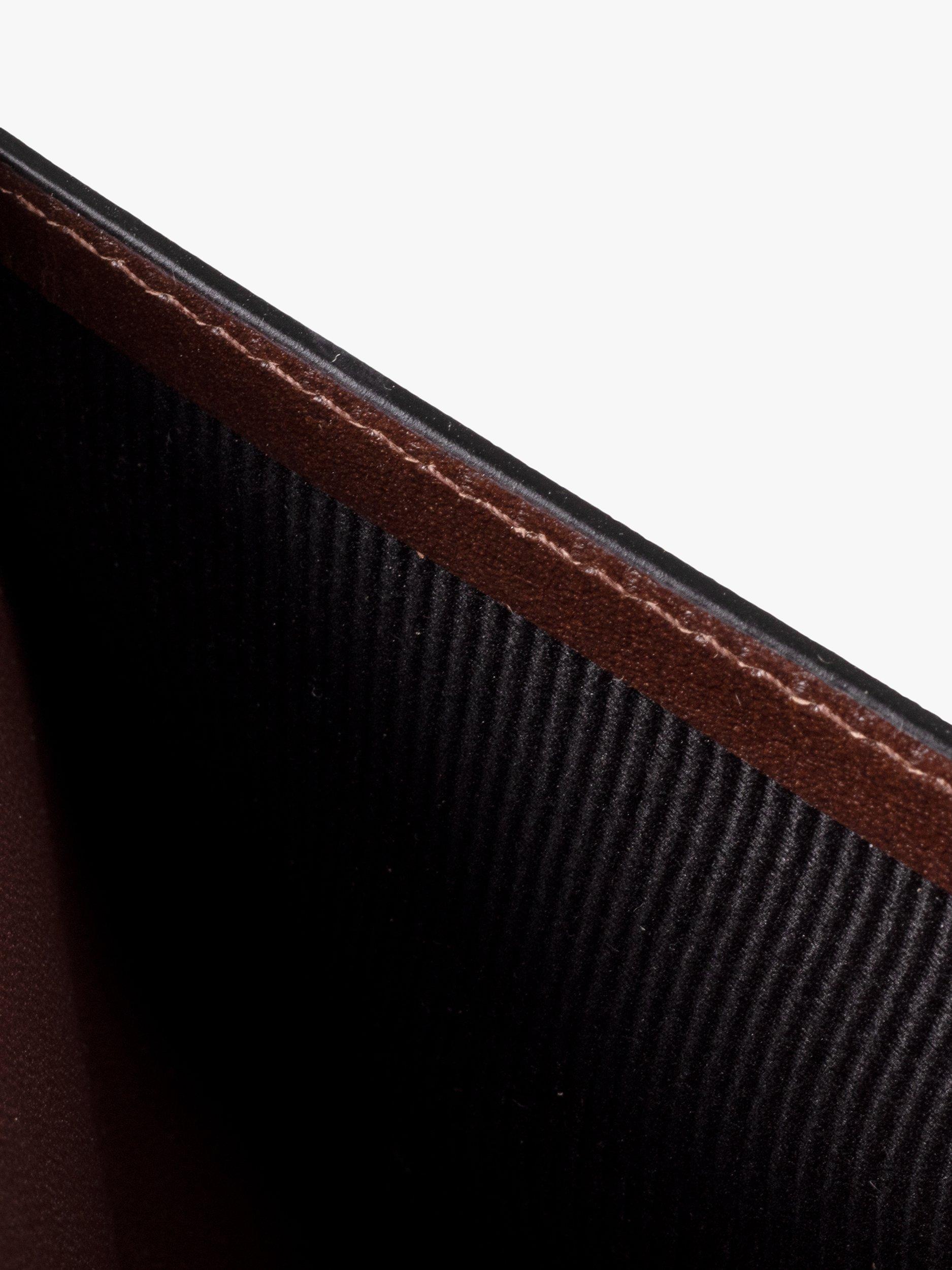 John Lewis vegetable tanned leather wallet bifold, UK version