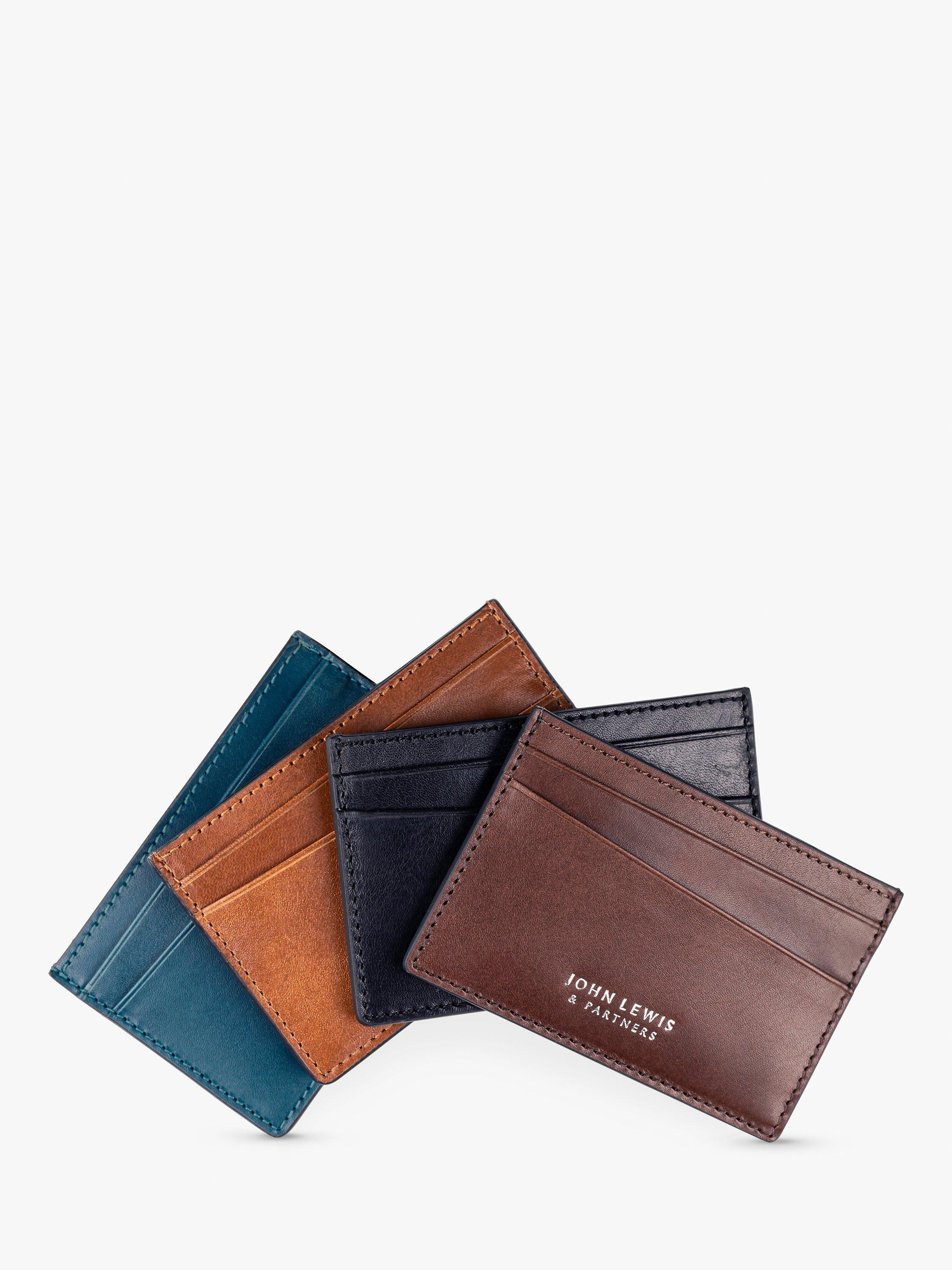 John Lewis vegetable tan leather card holder (British brand)