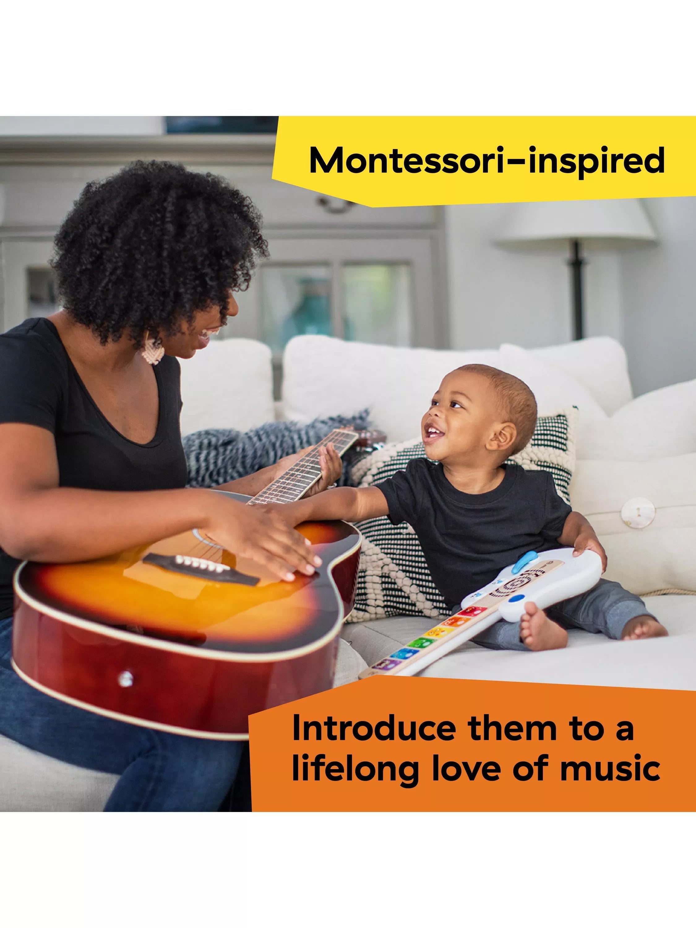 Baby Einstein Strum Along Songs Magic Touch Guitar wooden toy, UK version