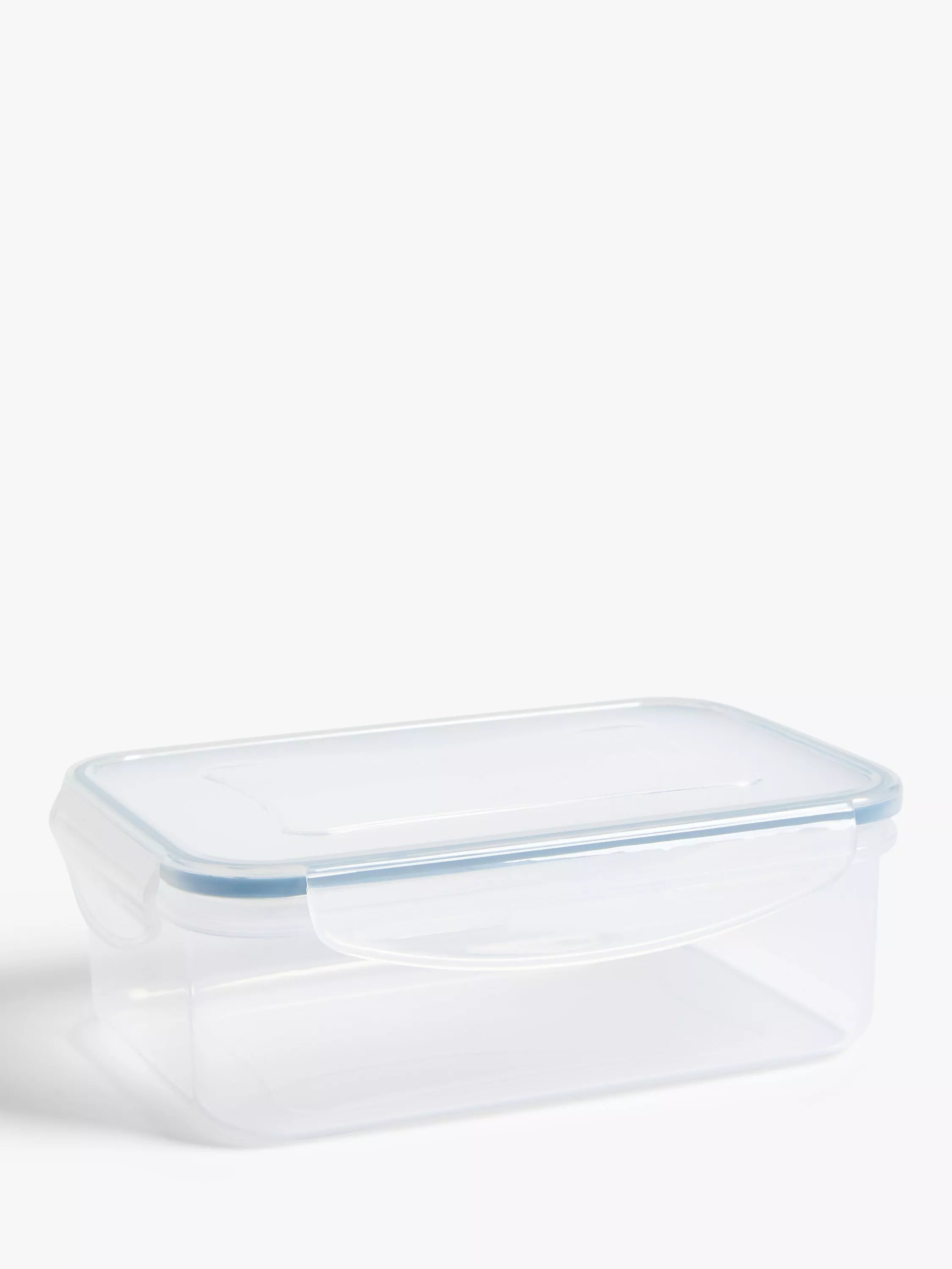 John Lewis plastic storage containers 1L clear, UK version