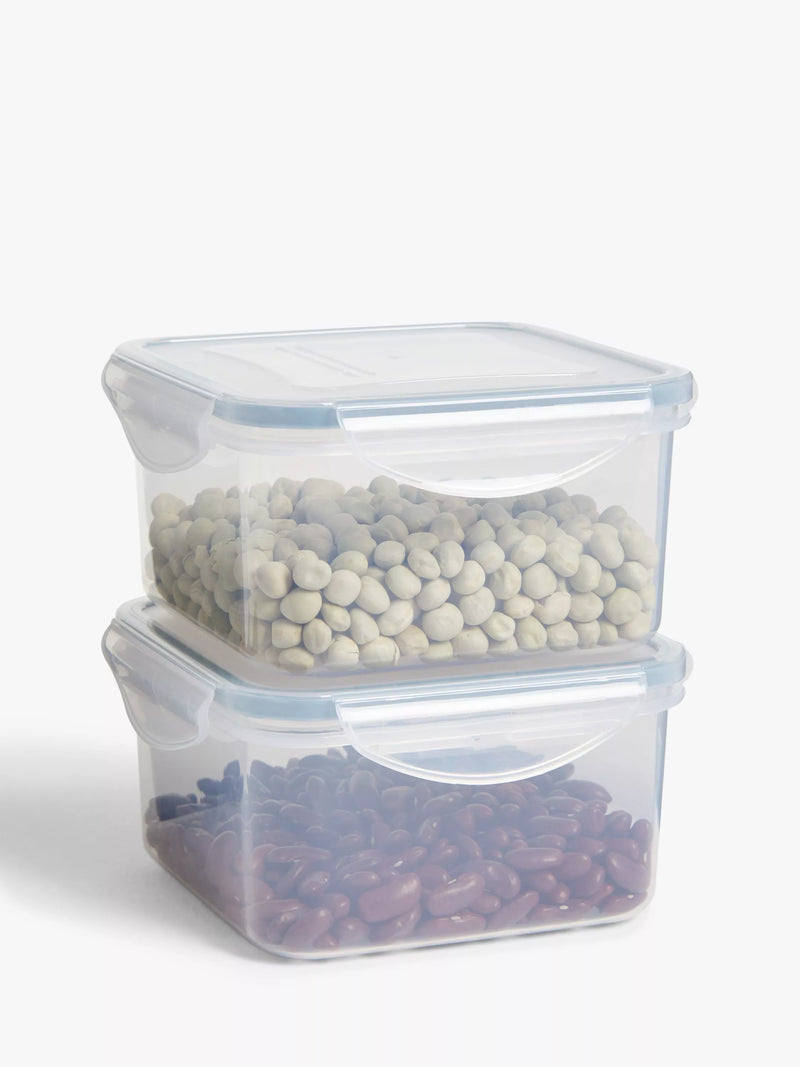 John Lewis plastic storage containers set of two 700ml (British brand)