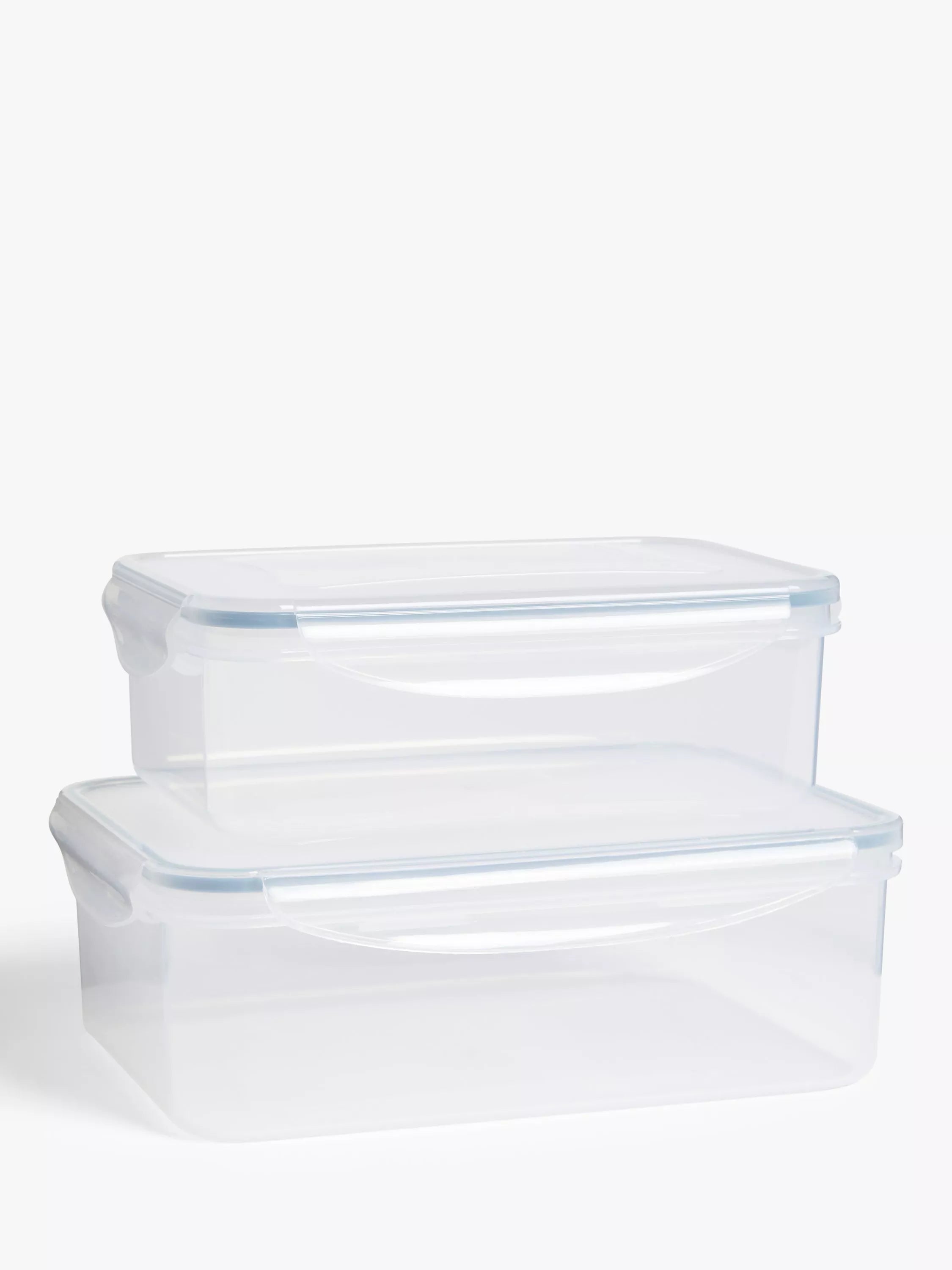 John Lewis nesting plastic storage containers set of 2 (British brand)