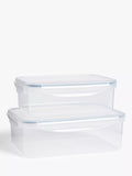John Lewis nesting plastic storage containers set of 2 (British brand)