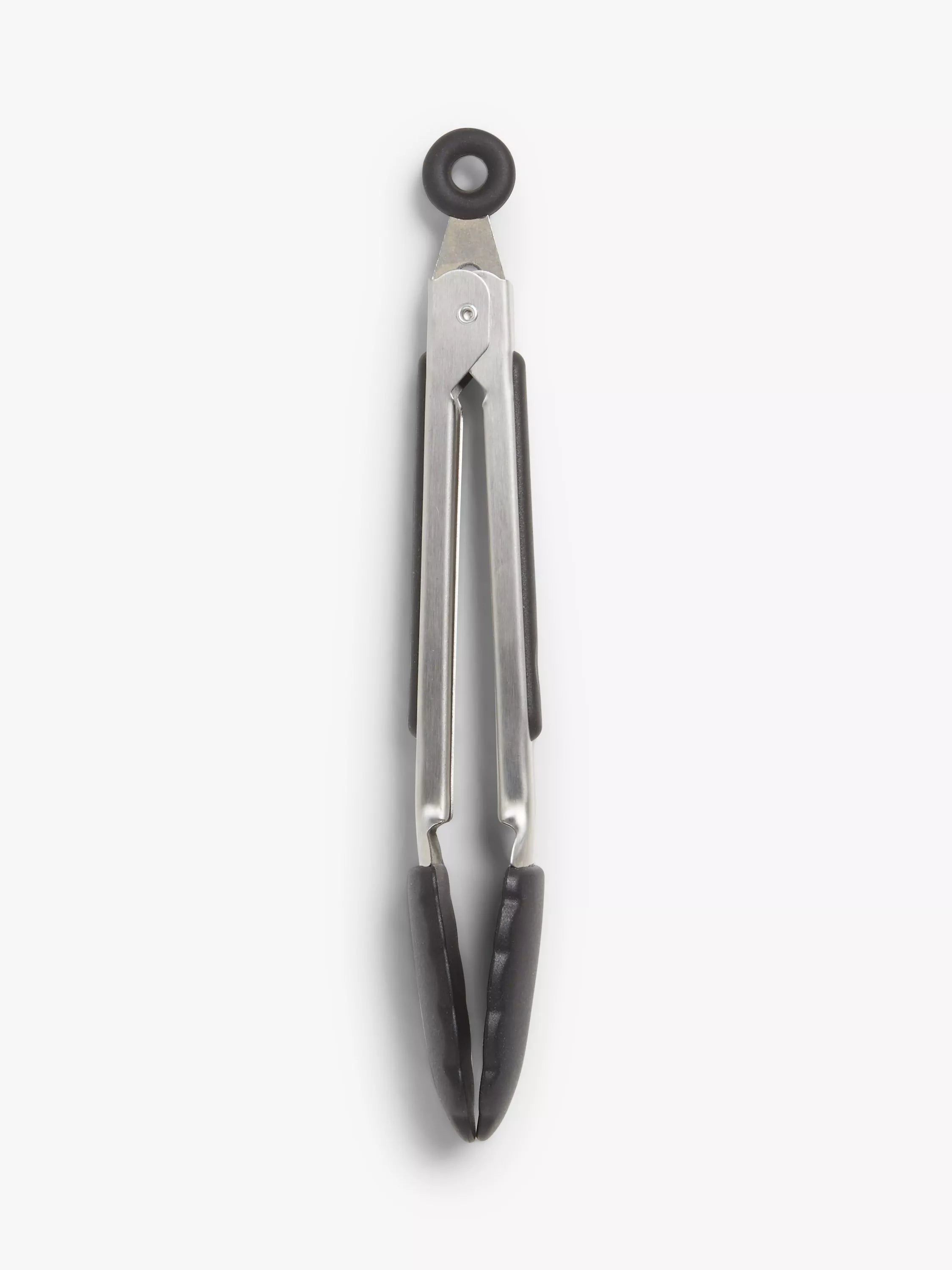 John Lewis stainless steel silicone head tongs 7, UK version
