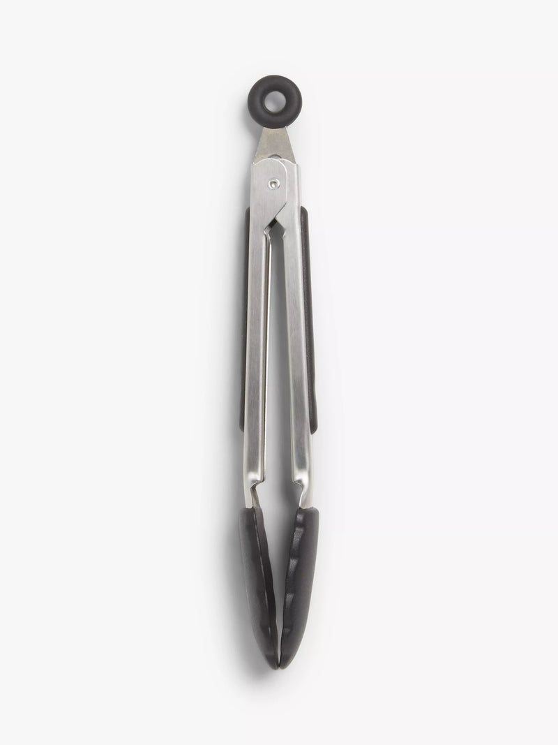 John Lewis stainless steel silicone head tongs 7, UK version