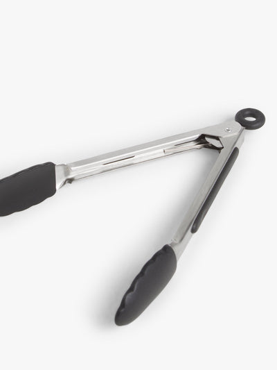 John Lewis Pinces de Cuisine en Acier Inoxydable avec Tête en Silicone 7 pouces