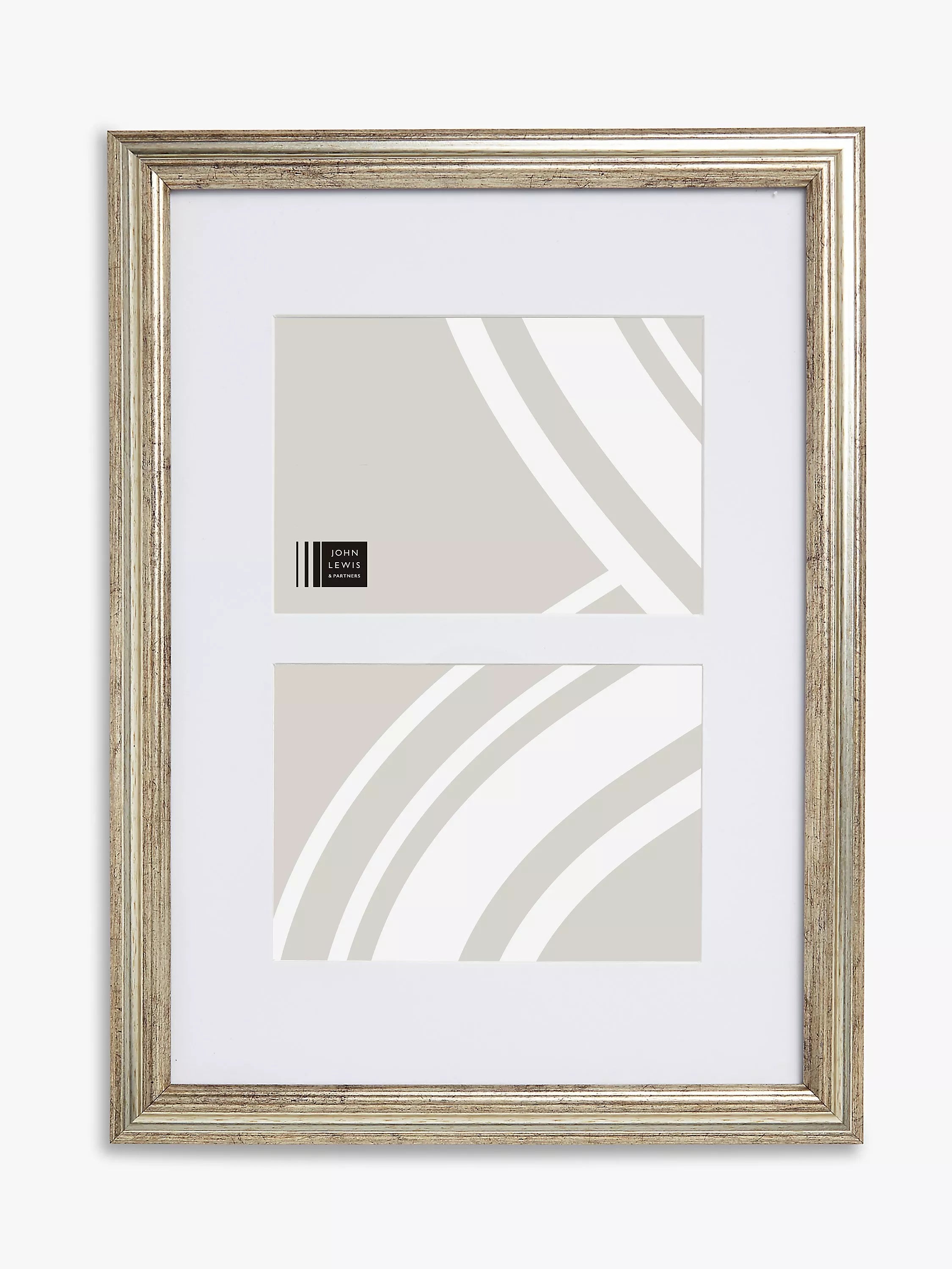 John Lewis Double Photo Frame Champagne 5x7 inch UK version
